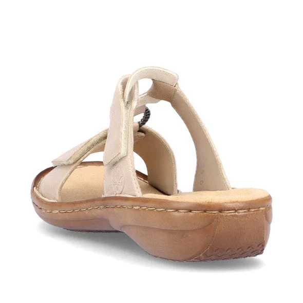 Rieker Women's 60885-62 Regina Sandals- Beige - Image 3