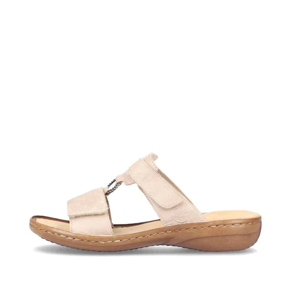 Rieker Women's 60885-62 Regina Sandals- Beige - Image 5