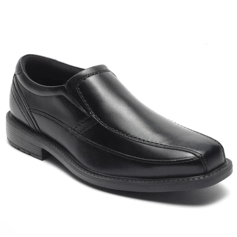 Rockport Men's SL2 Bike Toe Slip On Dress Shoes- Black - Image 2