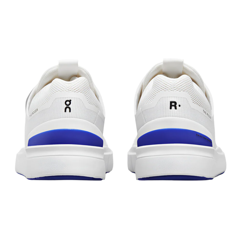 On Cloud Women’s The ROGER Spin Sneakers- White/Indigo - Image 5