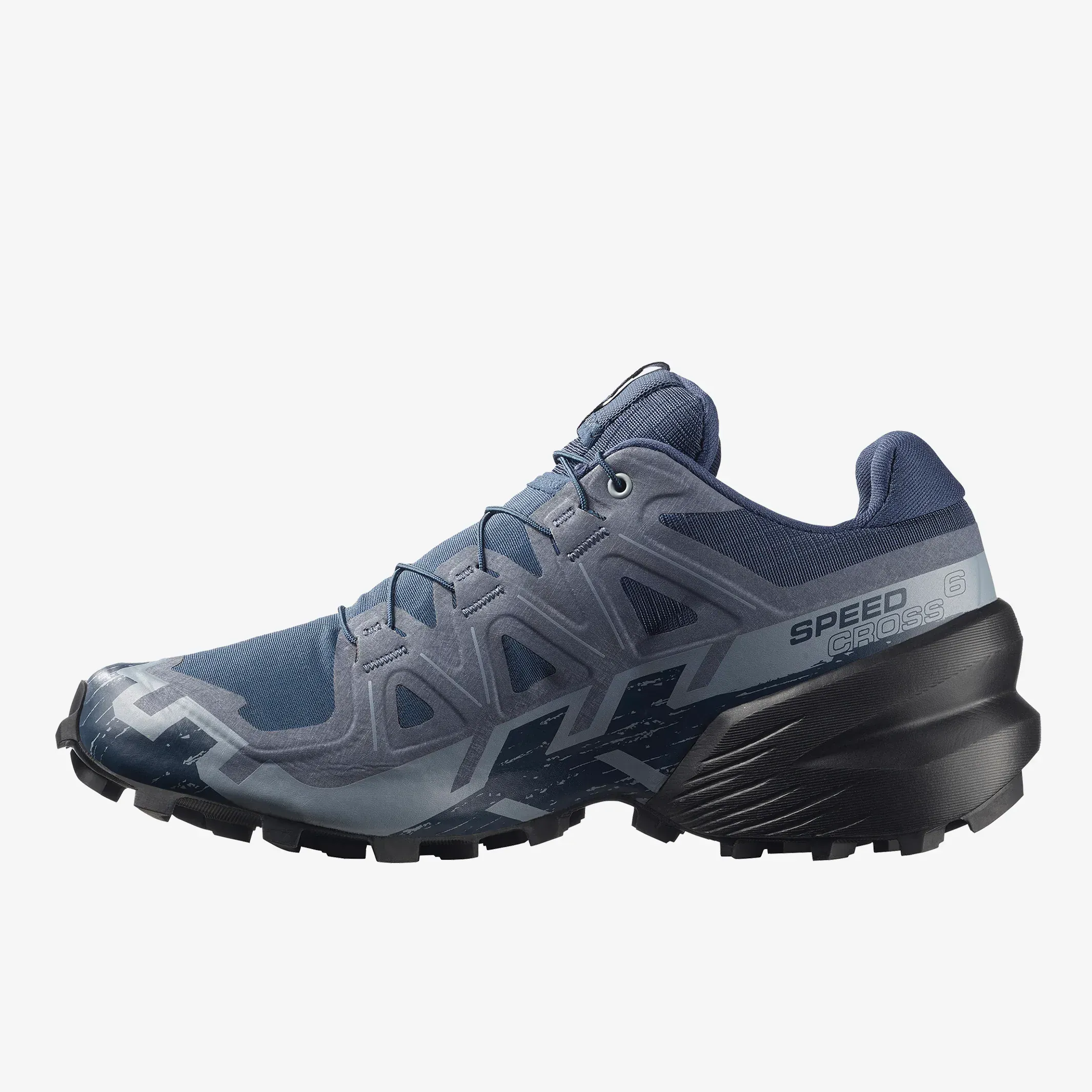 Salomon Women's Speedcross 6 Trail Runners - Spellbound/ Black/ Tradewinds - Image 3