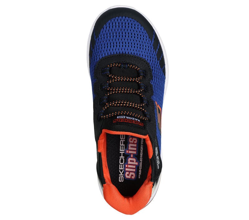 Skechers Kid's Razor Air Hyper Brisk Sneakers- Royal/ Black - Image 3