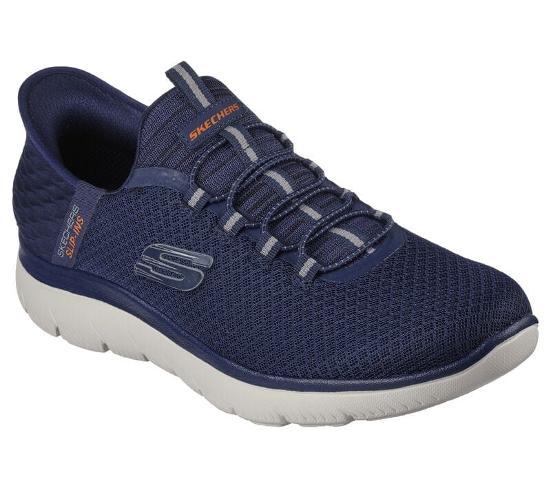 Skechers Men's Summit High Sneakers- Navy - Image 4