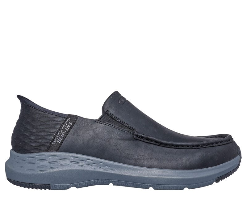 Skechers Men's Parson Oswin Slip Ons- Black