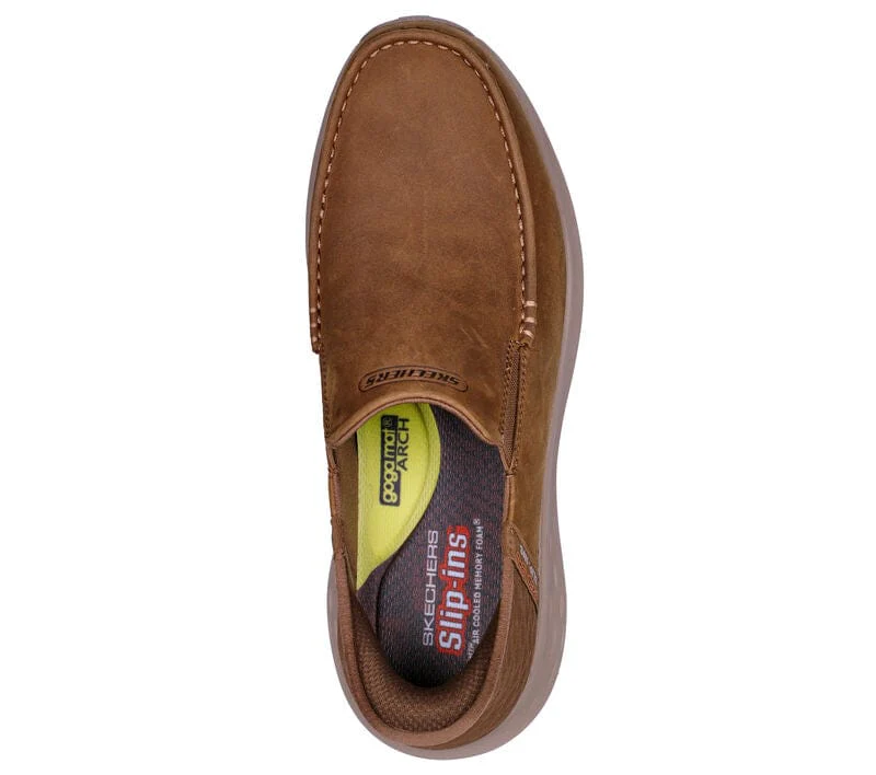 Skechers Men's Parson Oswin Slip Ons- Desert - Image 5