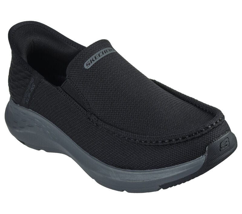 Skechers Men's Parson Ralven Slip Ons- Black/ Charcoal - Image 5