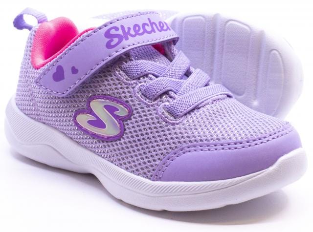 Skechers Kid's Skech-Stepz 2.0 Sneakers- Lavender/ Pink - Image 2