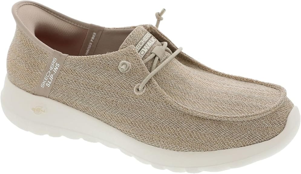 Skechers Women's Go Walk Joy  Idalis Sneakers- Taupe