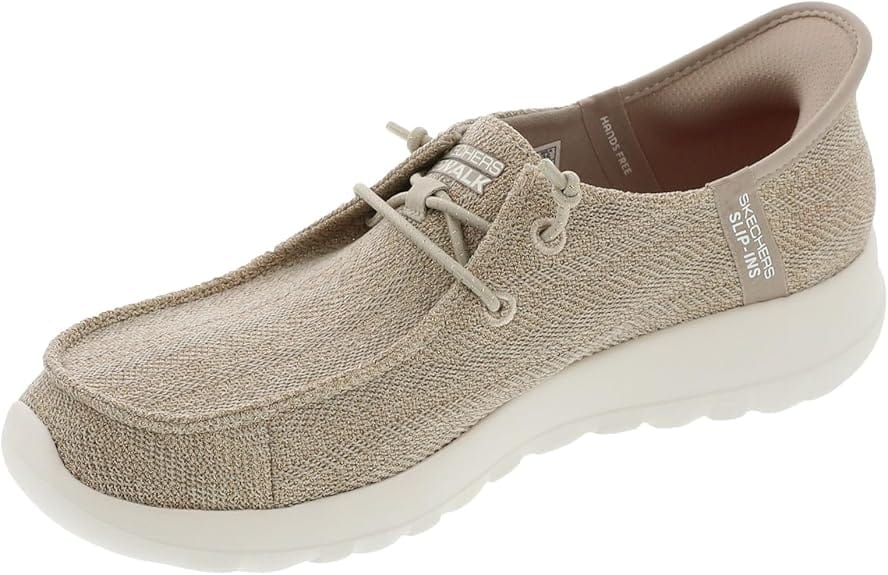 Skechers Women's Go Walk Joy  Idalis Sneakers- Taupe - Image 3