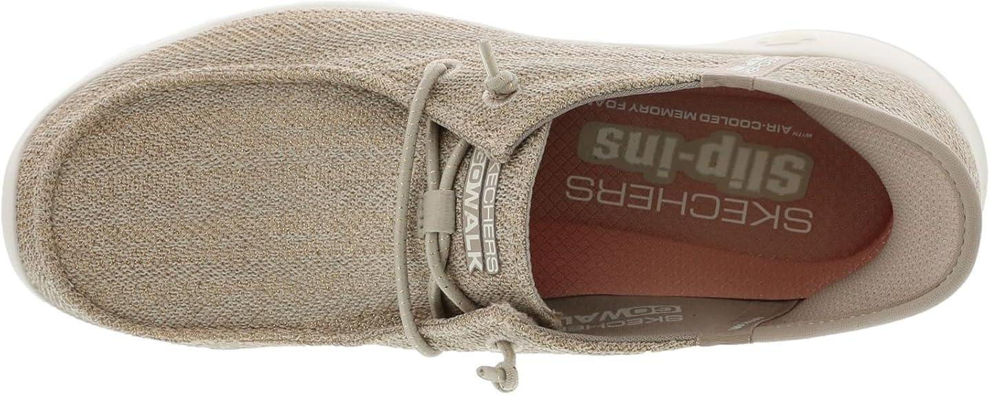 Skechers Women's Go Walk Joy  Idalis Sneakers- Taupe - Image 6
