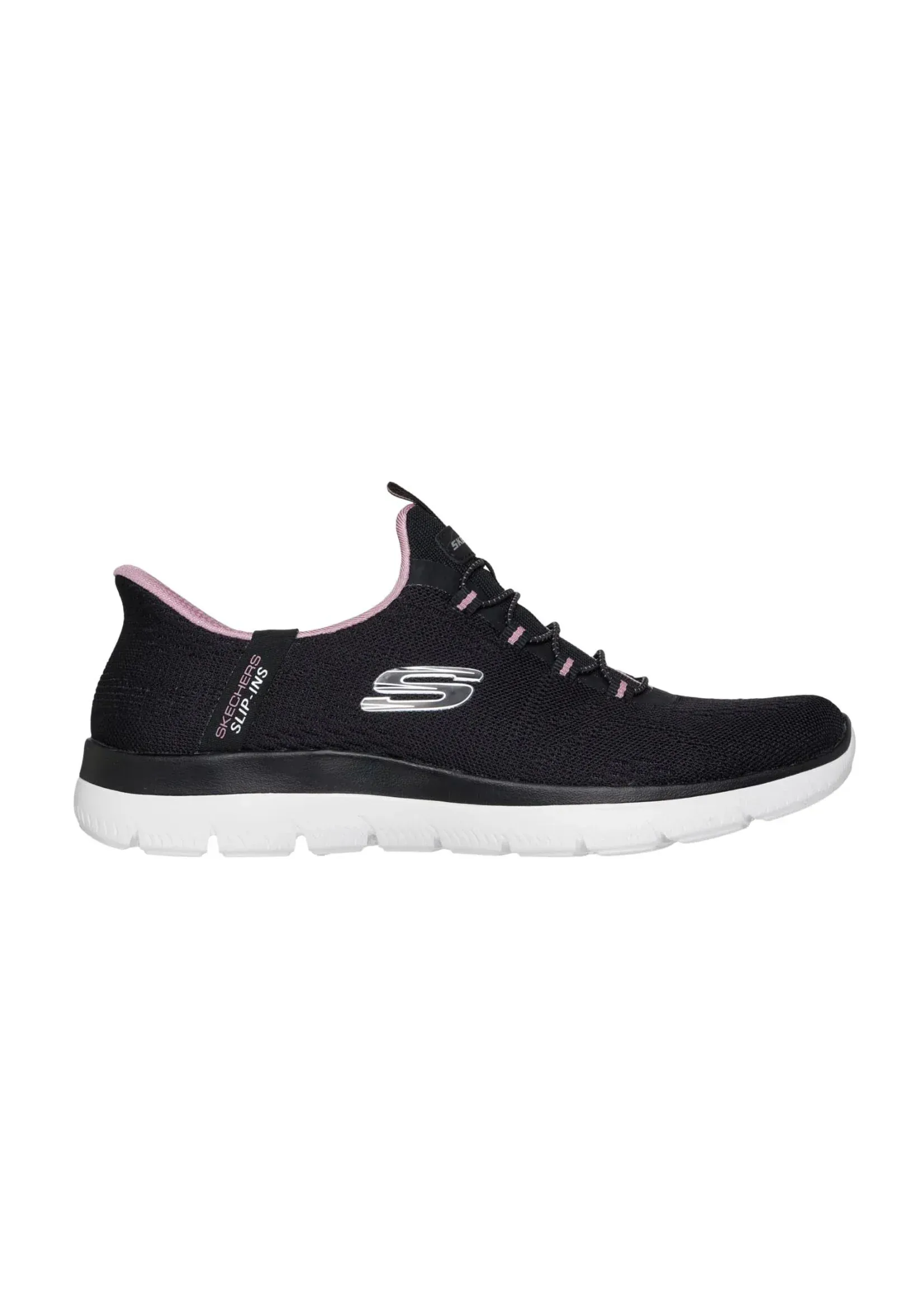 Skechers Women's Summit Dream Chaser Slip Ons- Black/ Mauve - Image 2