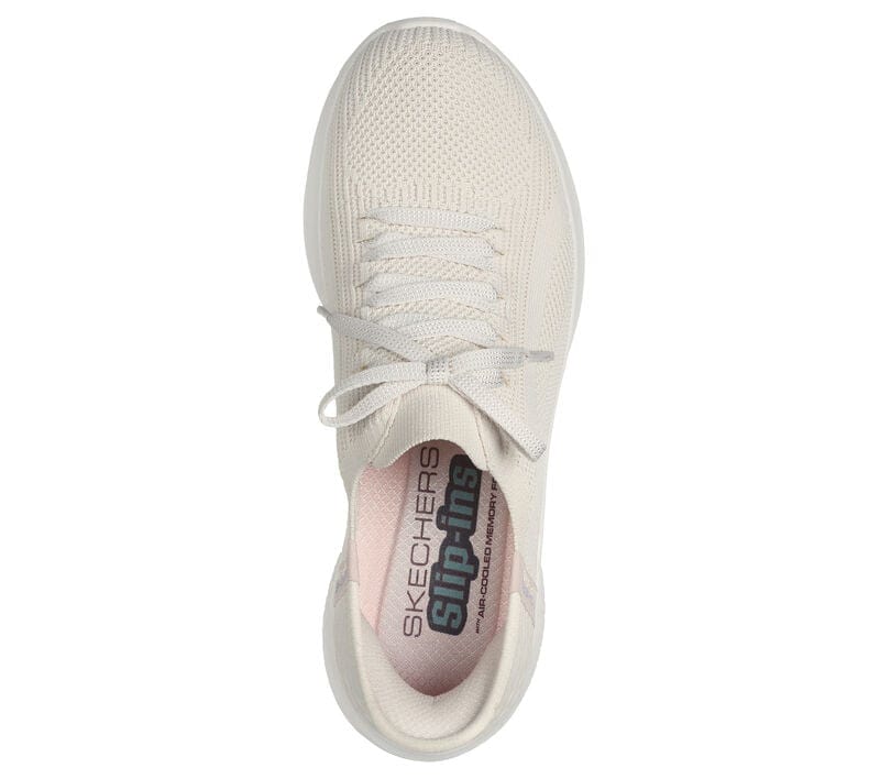 Skechers Women's Ultra Flex 3.0 Brilliant Slip Ons- Natural - Image 2