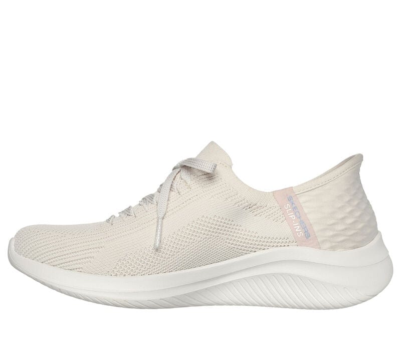 Skechers Women's Ultra Flex 3.0 Brilliant Slip Ons- Natural - Image 4