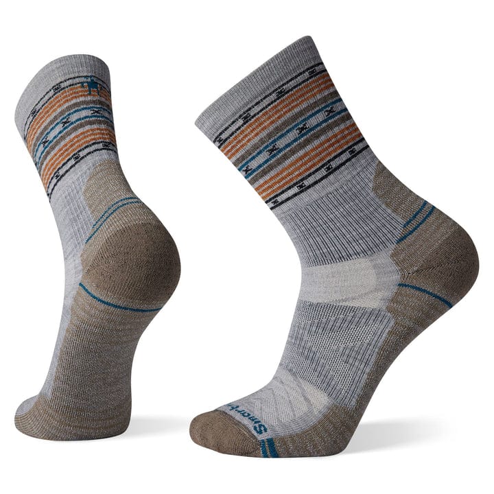 Smartwool Unisex Hike Crew Socks- Light Grey