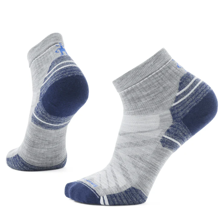 Smartwool Unixex Hike Targeted Cushion Ankle Socks- Light Grey