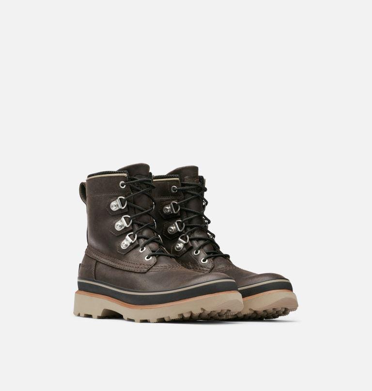 Sorel Men's Caribou Street Waterproof Boots- Blackened Brown/ Black - Image 4
