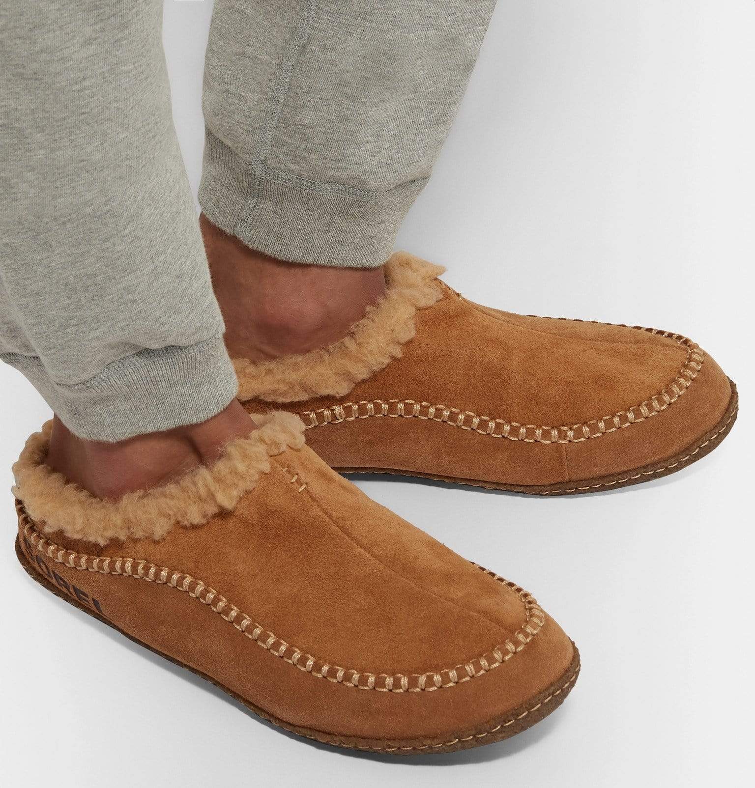 Sorel Men's Falcon Ridge II Slippers- Camel Brown - Image 2