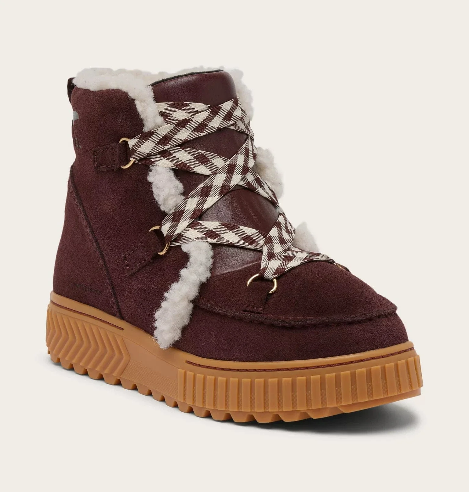 Sorel Women's Ona Ave Alpine Waterproof Boots- Redwood/ Gum 2 - Image 3