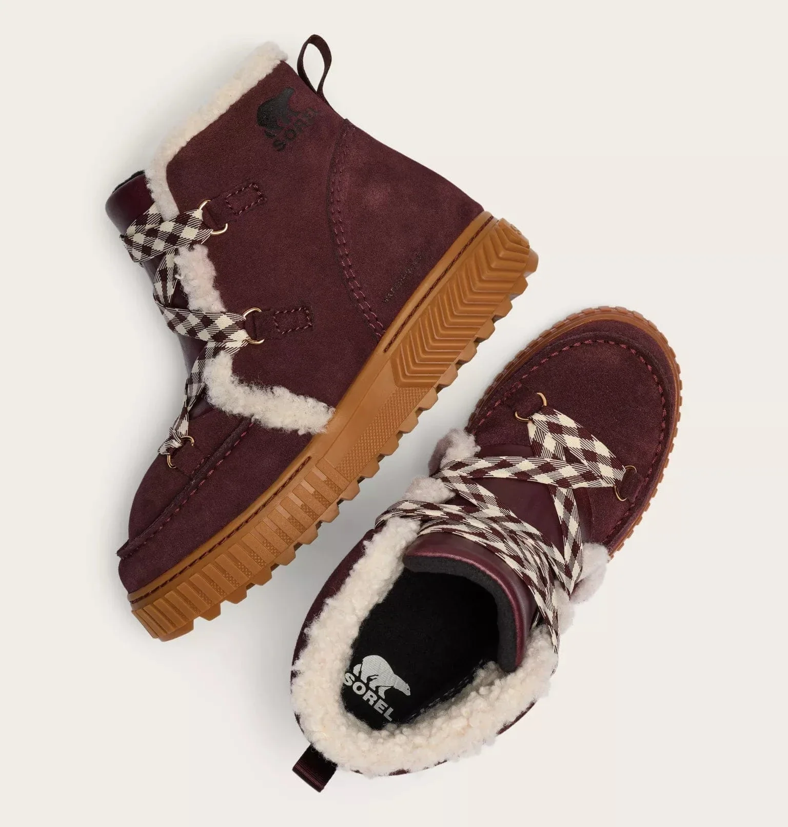 Sorel Women's Ona Ave Alpine Waterproof Boots- Redwood/ Gum 2 - Image 6