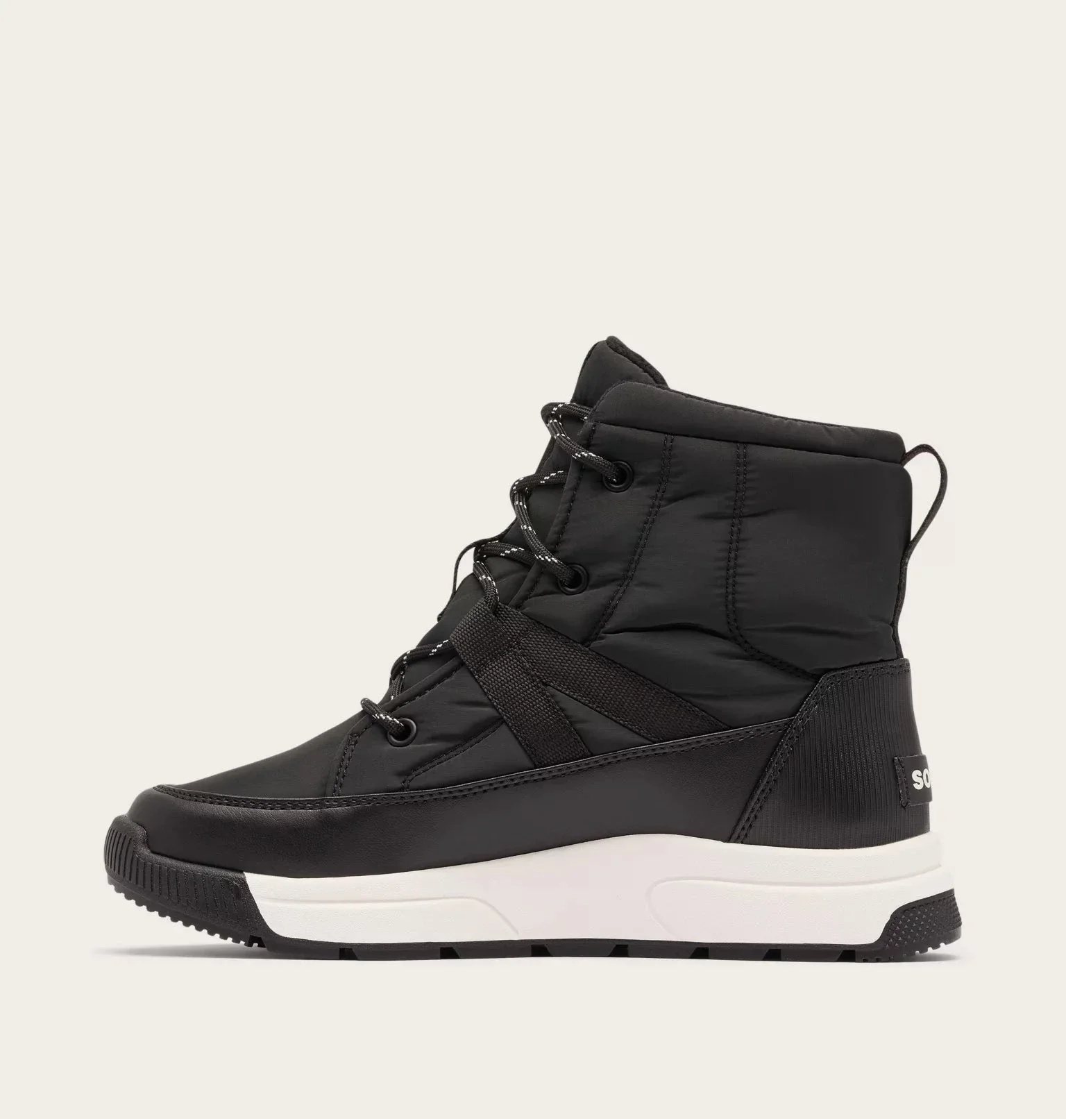 Sorel Women's Whitney III Mid Waterproof Boots- Black/ Sea Salt - Image 3