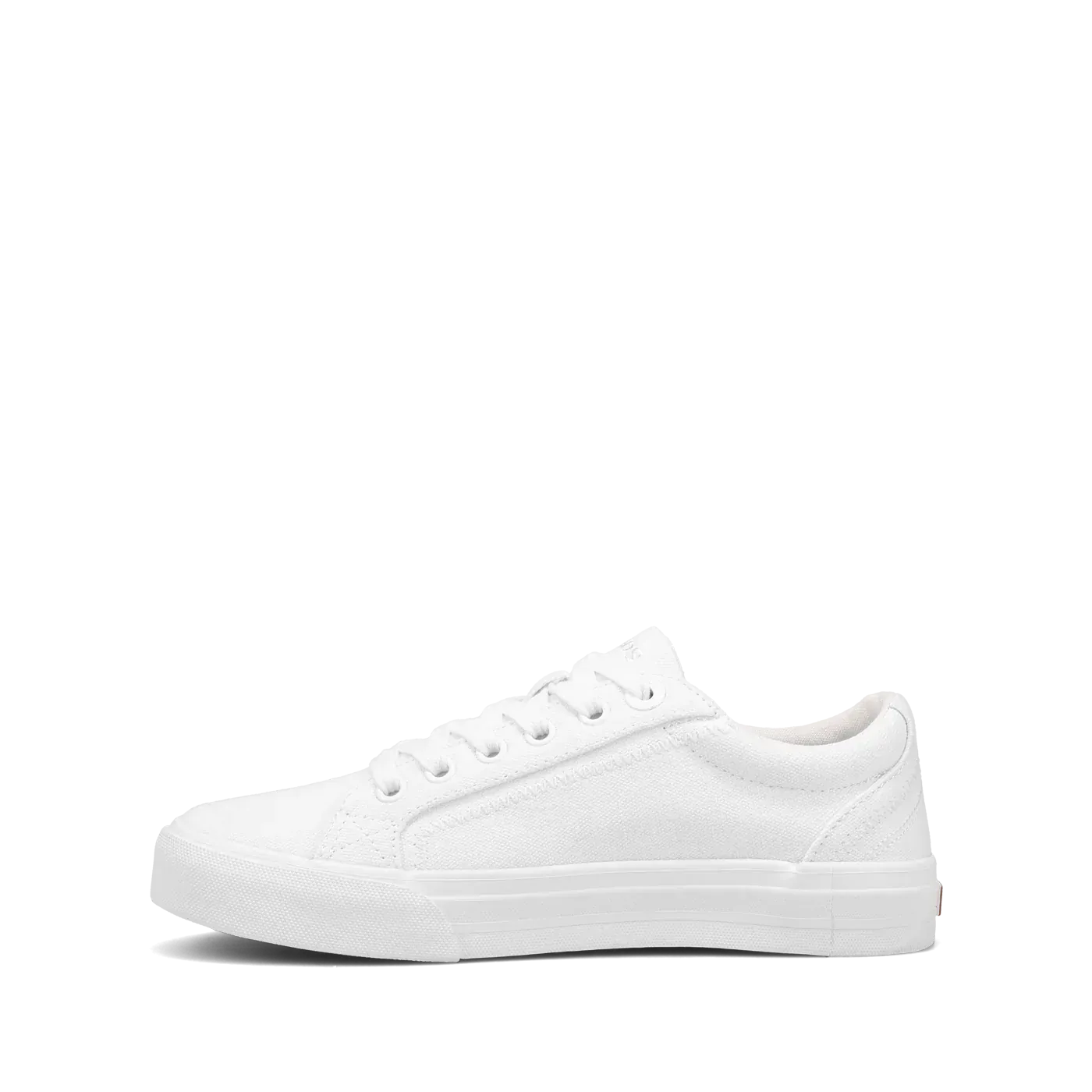 Taos Women's Plim Soul Canvas Sneakers- White - Image 3