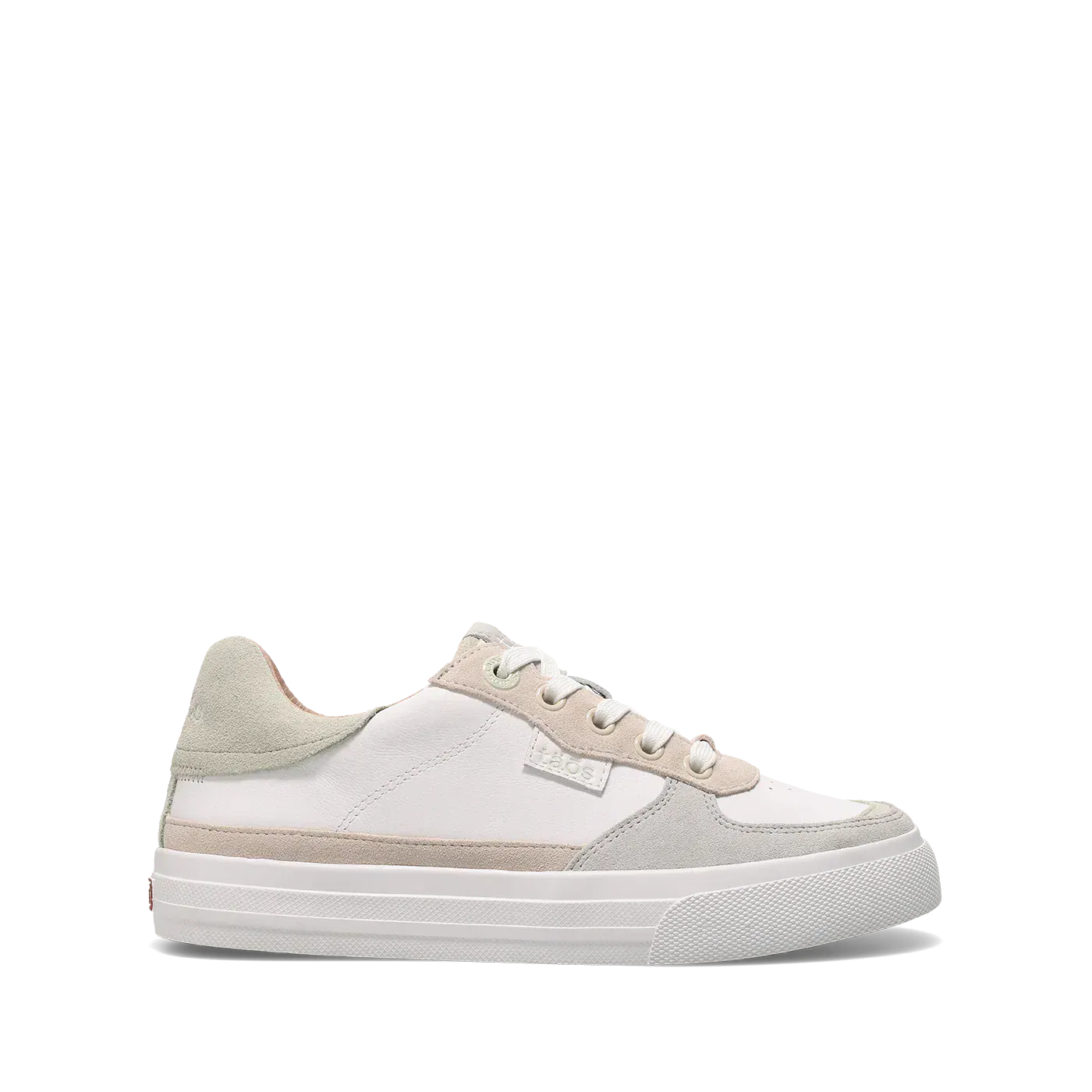 Taos Women's Pop Soul Leather Sneakers- Sand/ Ice Multi