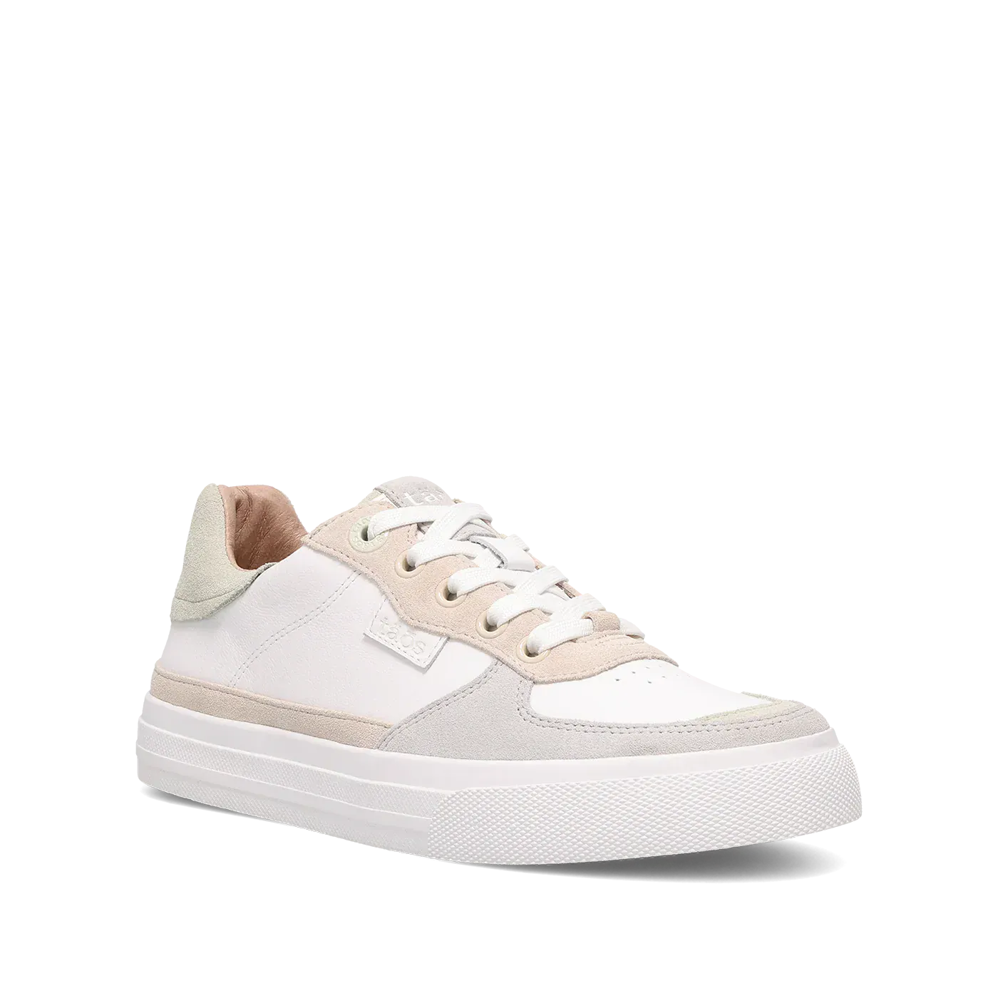 Taos Women's Pop Soul Leather Sneakers- Sand/ Ice Multi - Image 2