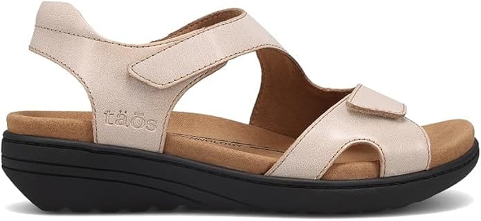 Taos Womens Serene Sandals- Oyster - Image 2