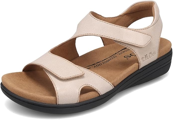 Taos Womens Serene Sandals- Oyster - Image 3
