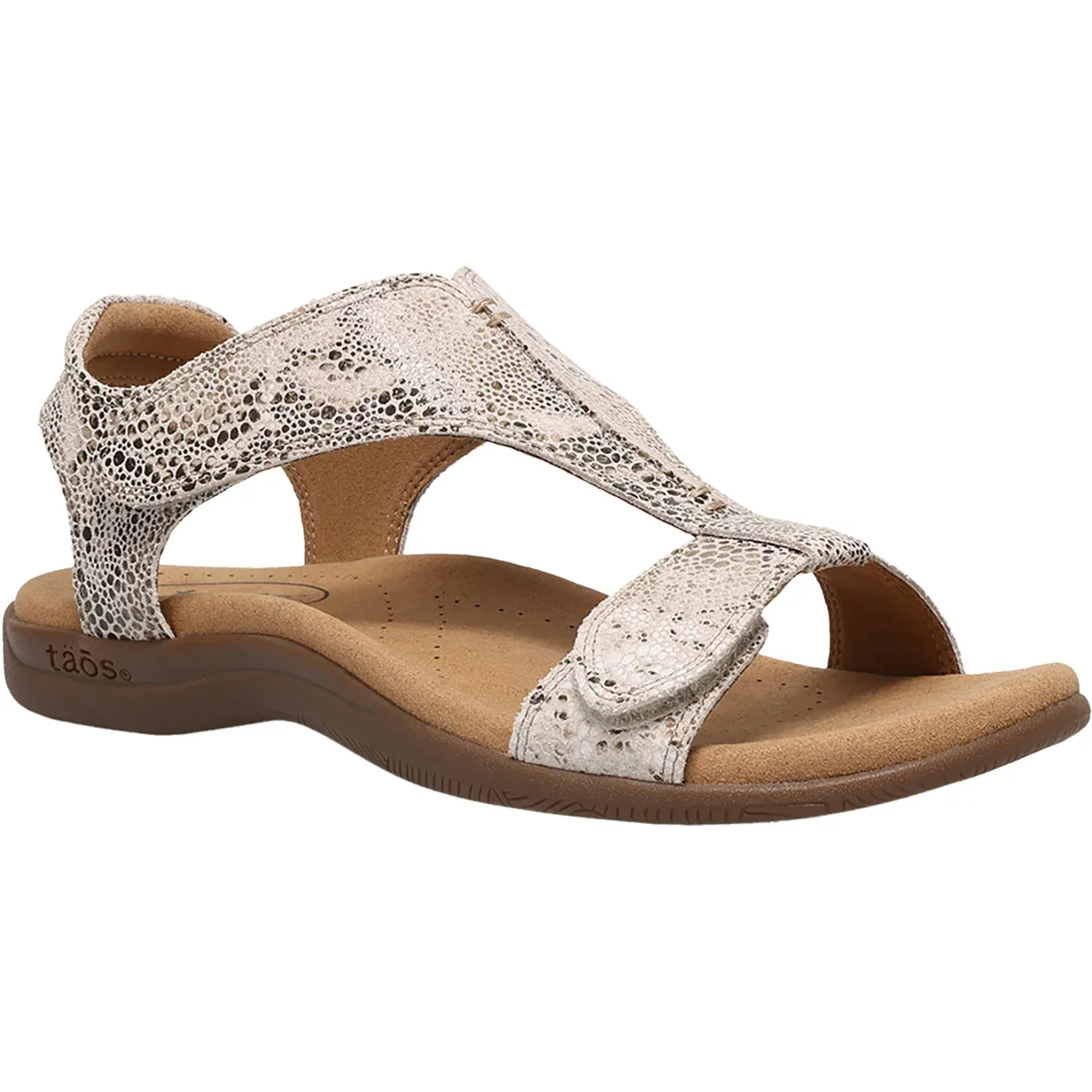 Taos Women's The Show Sandals- Brown Snake - Image 3