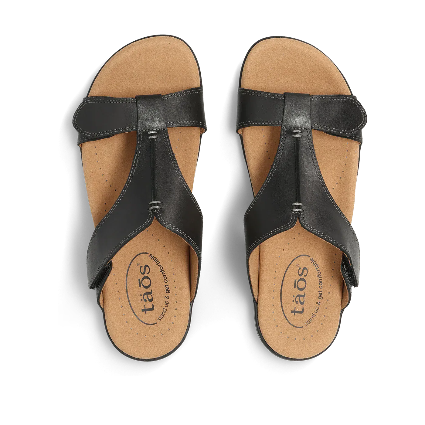 Taos Women's The Show Slide Sandals- Black - Image 5