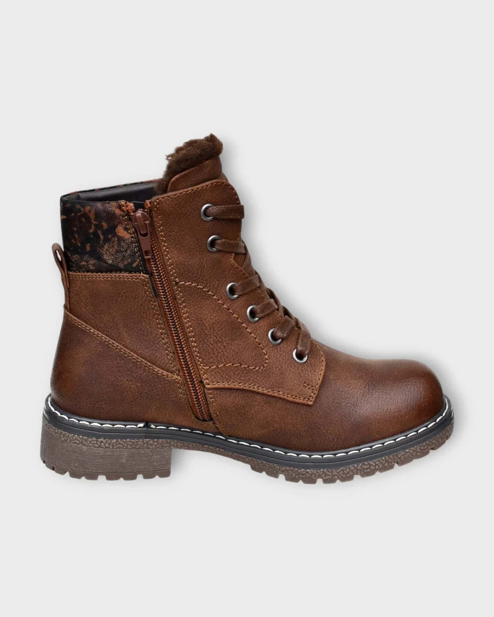 Taxi Women's Dakota-01 Waterproof Boots- Print Tan - Image 2