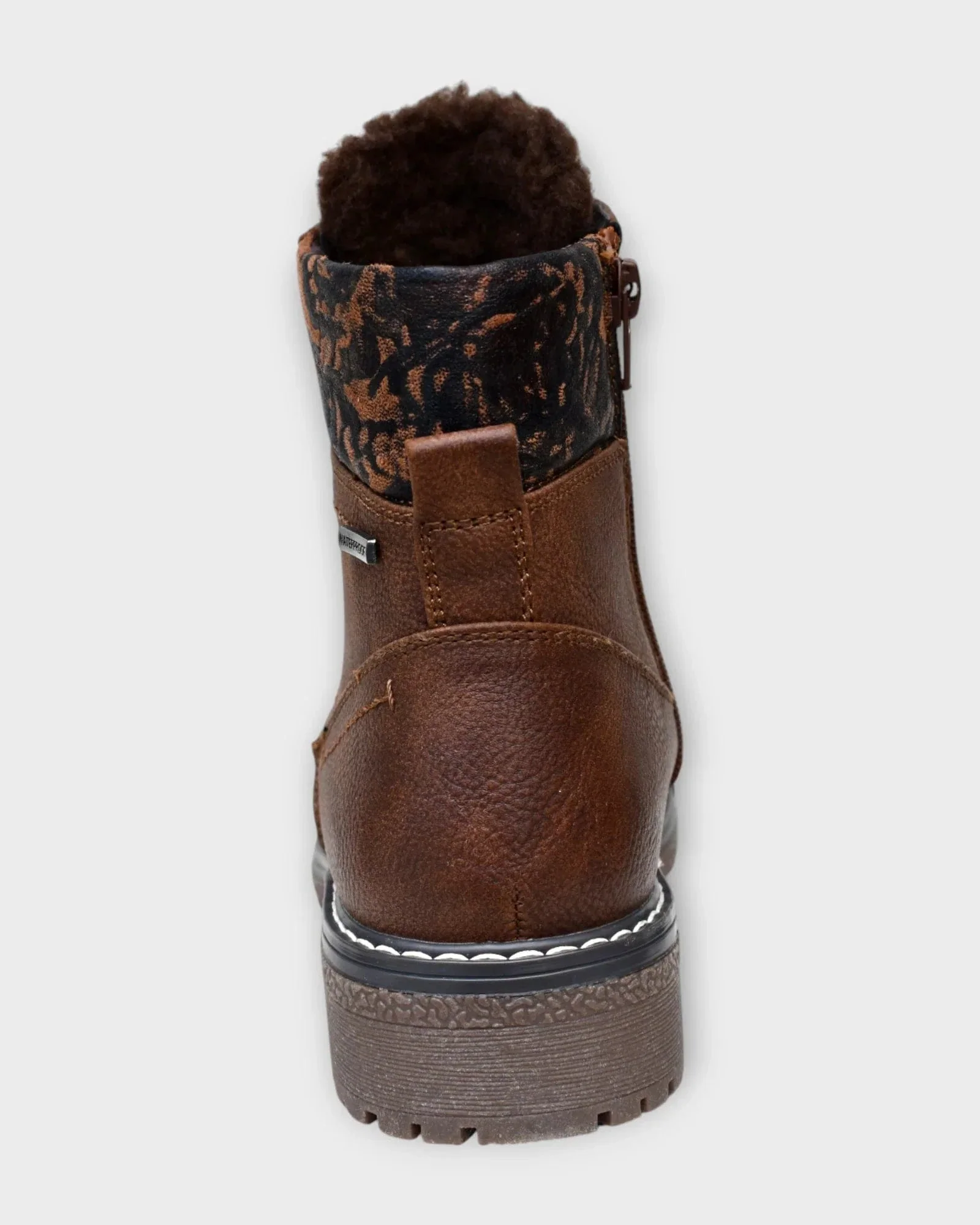 Taxi Women's Dakota-01 Waterproof Boots- Print Tan - Image 3