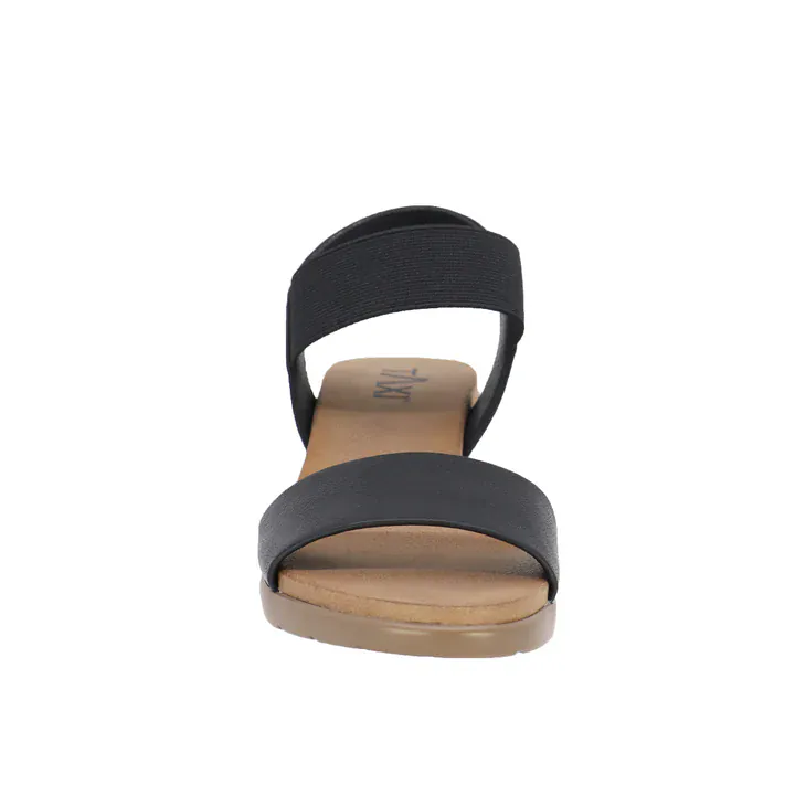 Taxi Women's Debbie 01 Wedge Sandals- Black - Image 4
