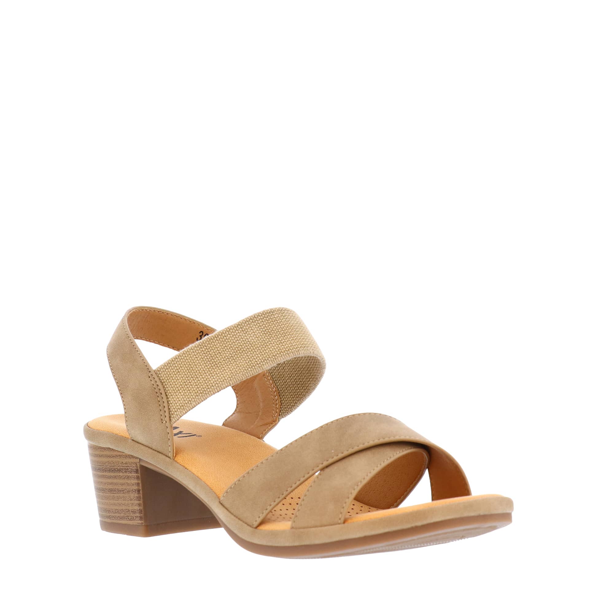 Taxi Women's Monica 01 Heeled Sandals- Taupe