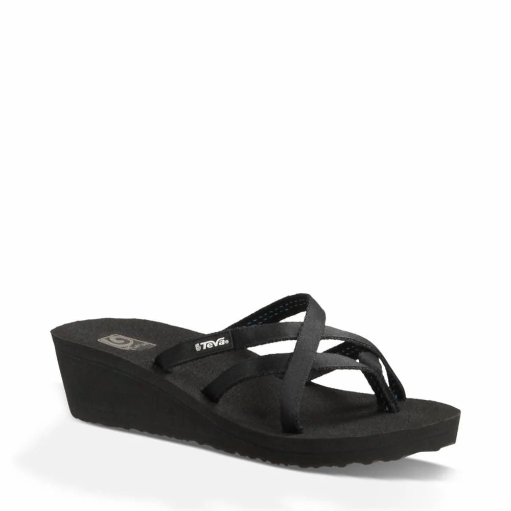 Teva Women's Mandalyn Ola 2 Wedge Sandals- Black - Image 2
