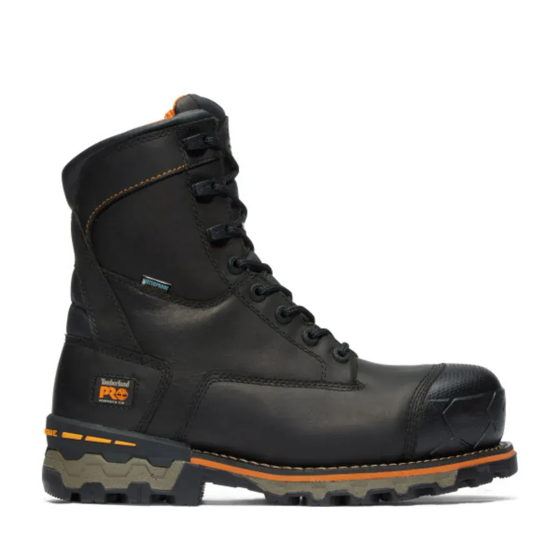 Timberland Pro Men's Boondock 6" Waterproof Composite Toe Work Boots- Black