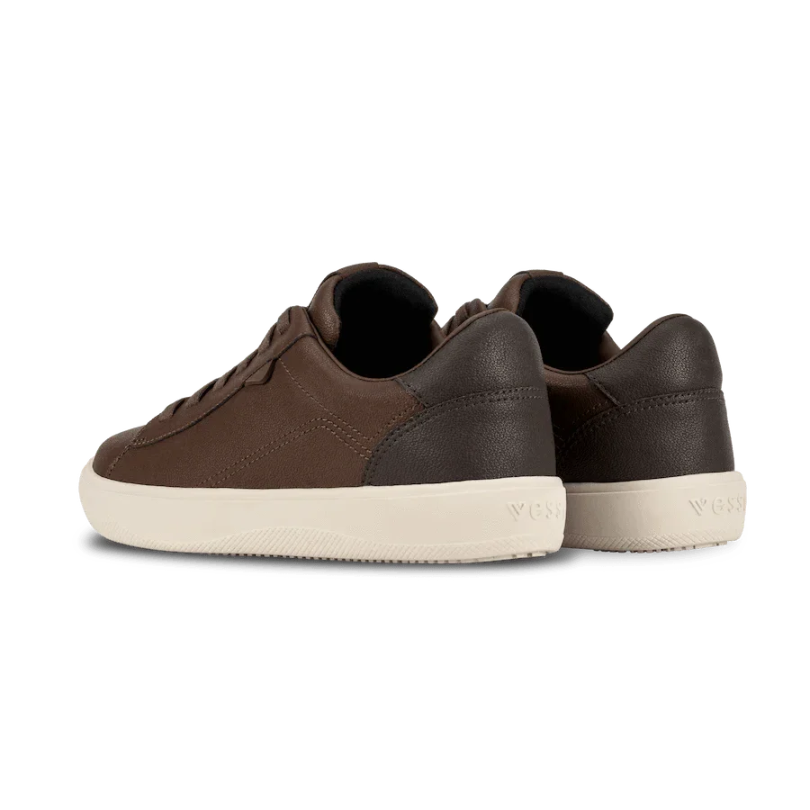 Vessi Men's Soho Sneakers- Dark Teak/ Dune - Image 4