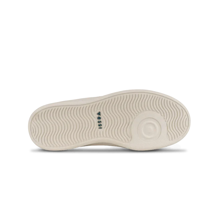 Vessi Women's Courtside Classic Sneakers- Black/ Off-White - Image 4