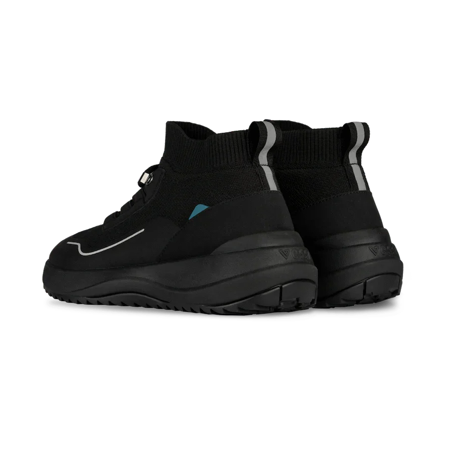 Vessi Women's Stormburst High Top Sneakers- Space Black - Image 3