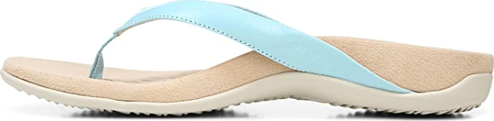 Vionic Women's Dillon Flip Flops- Porcelain Blue - Image 4