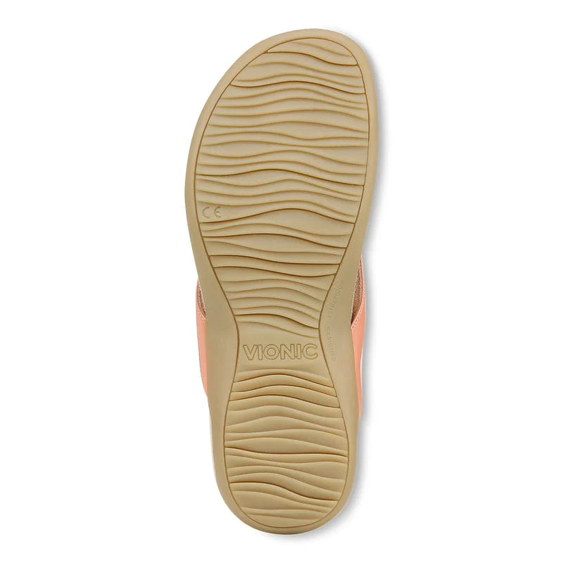 Vionic Women's Bella II Flip Flops- Canyon Sunset - Image 5