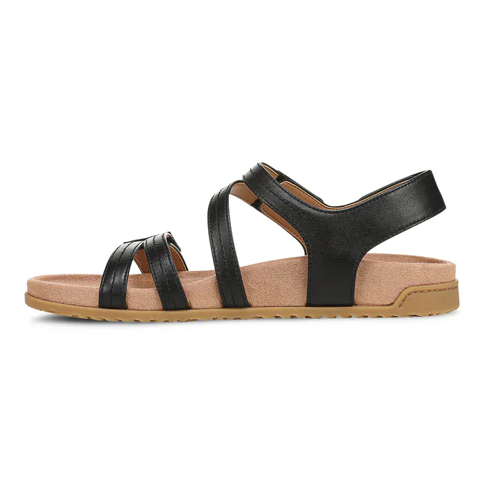 Vionic Women's Essie Sandals- Black Leather - Image 3