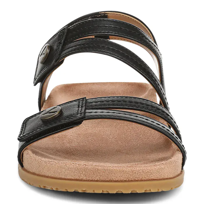 Vionic Women's Essie Sandals- Black Leather - Image 4