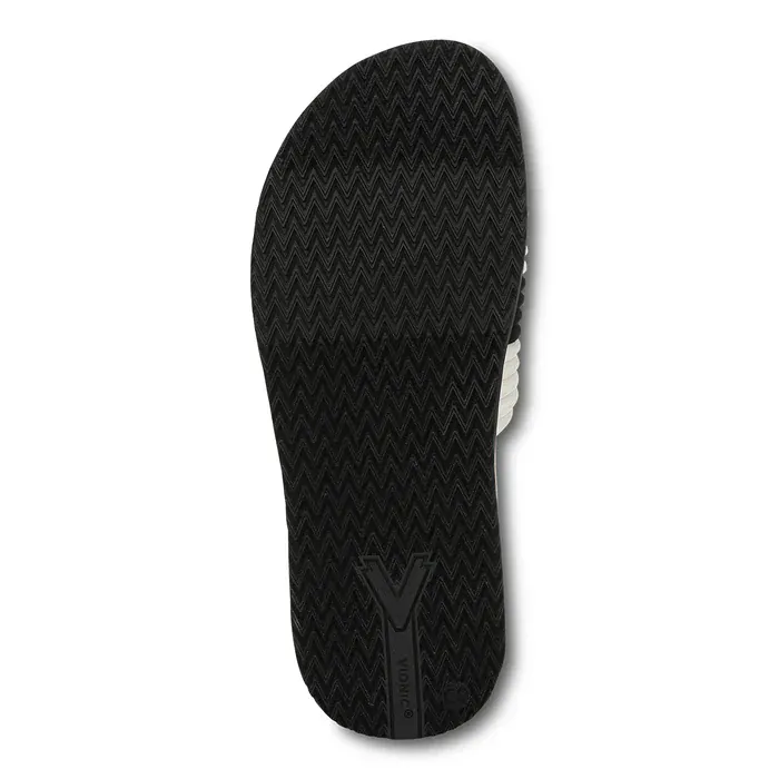 Vionic Women's Evie Knit Slide Sandals- Black/ Ivory - Image 7