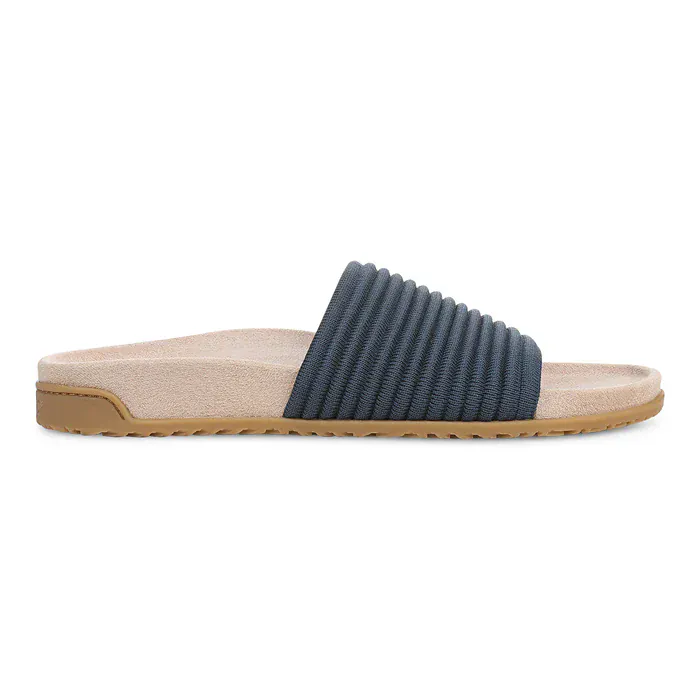 Vionic Women's Evie Knit Slide Sandals- Dark Denim - Image 2