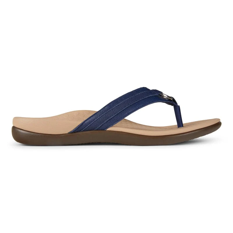 Vionic Women's Aloe Flip Flops- Navy - Image 2
