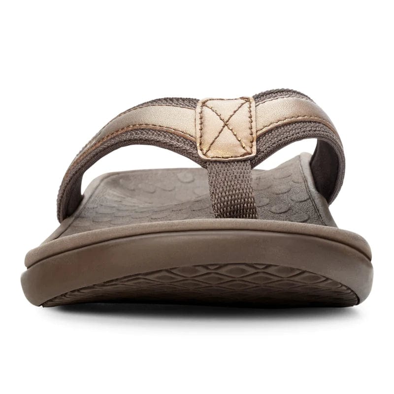 Vionic Women's Tide II Flip Flops- Bronze - Image 5