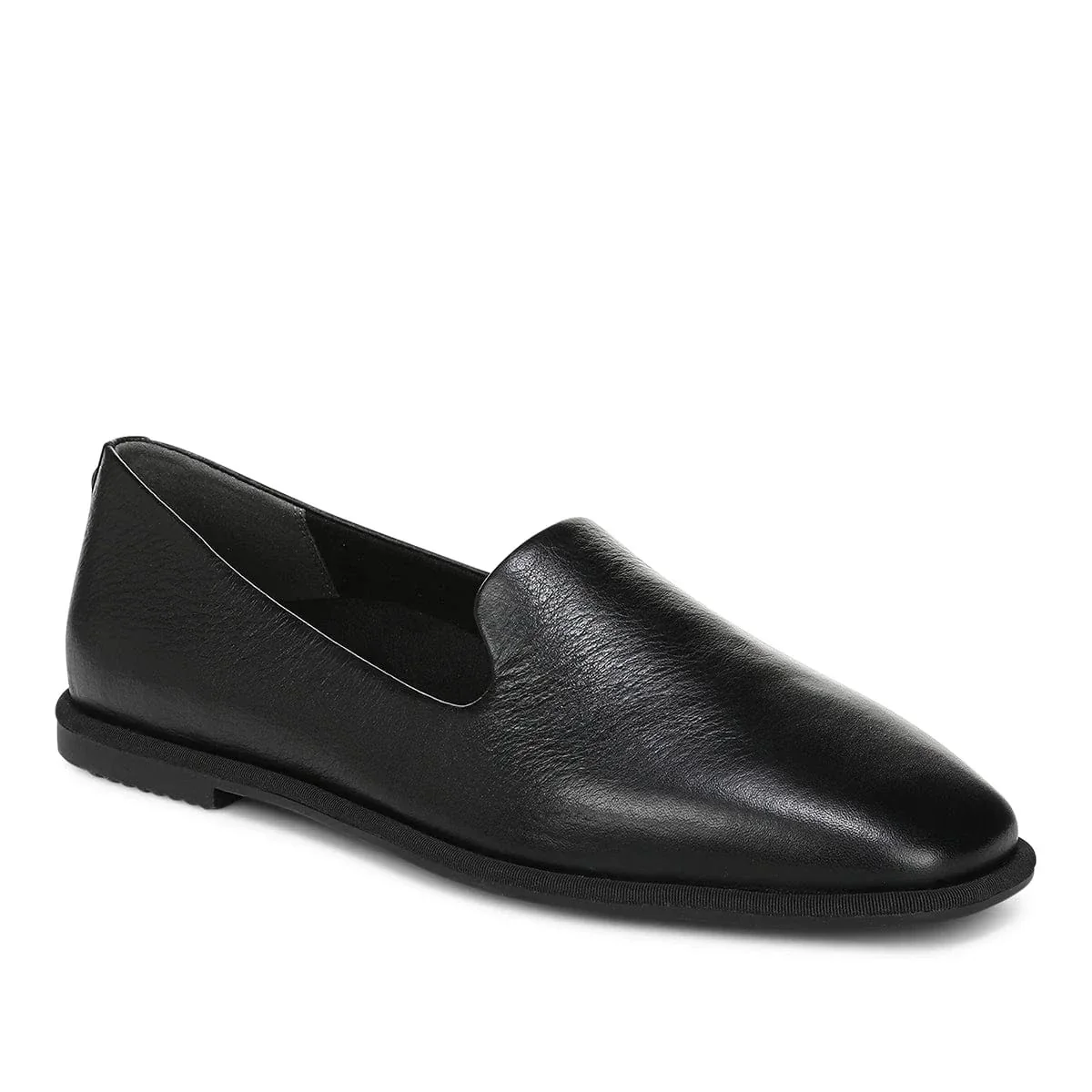 Vionic Women's Willa 2.0 Slip On Flats- Black Leather