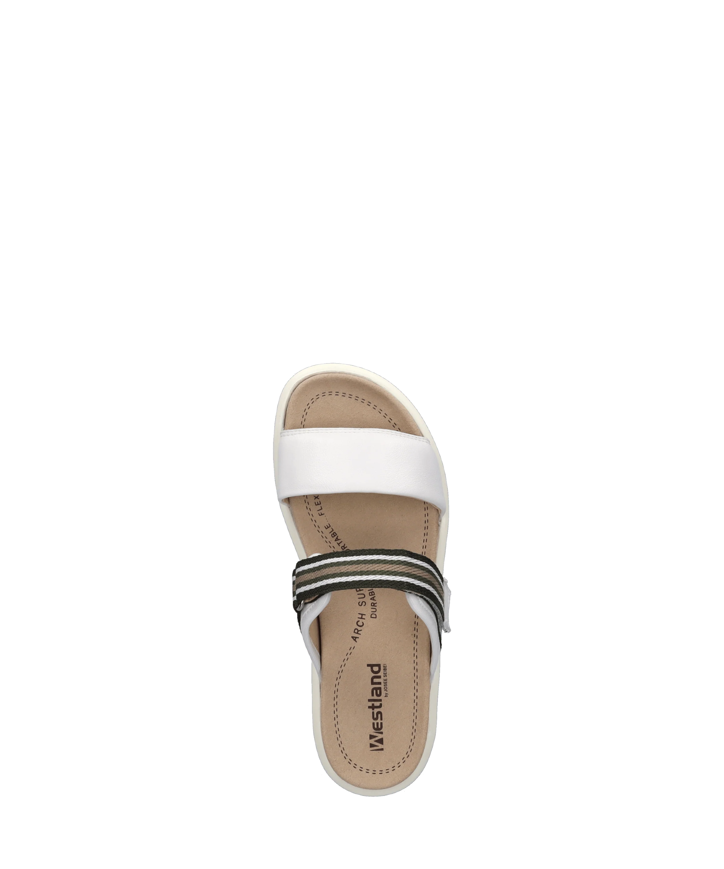 Josef Seibel Women's Albi 04 Sandals- Weiss Kombi - Image 8